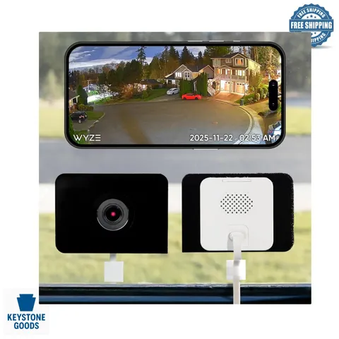 WiFi Indoor/Outdoor HD Security Camera with Color Night Vision & Motion Detec...