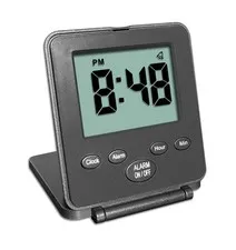 Digital Travel Alarm Clock - No Bells, No Whistles, Simple Basic Operation, L...
