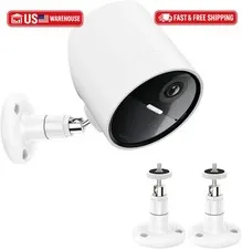 2 Pack Wall Mount Compatible with SimpliSafe Outdoor Security Camera, 360° Rotat