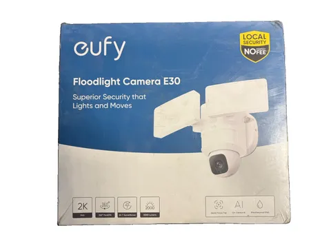 Eufy Floodlight Camera E30 2K WiFi Security Camera AI IP65 New Sealed