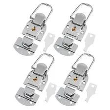 4 Pcs Suitcase Latch Clasp for Storage Box Metal Hardware Luggage Latches