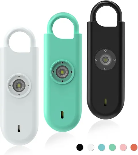 140Db Personal Safety Alarm for Women, 3 Pack Safe Alarm Protection Keychain wit