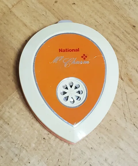 Rare Vintage Personal Safety Alarm National BH-202 "My Charm" Orange Japan Made