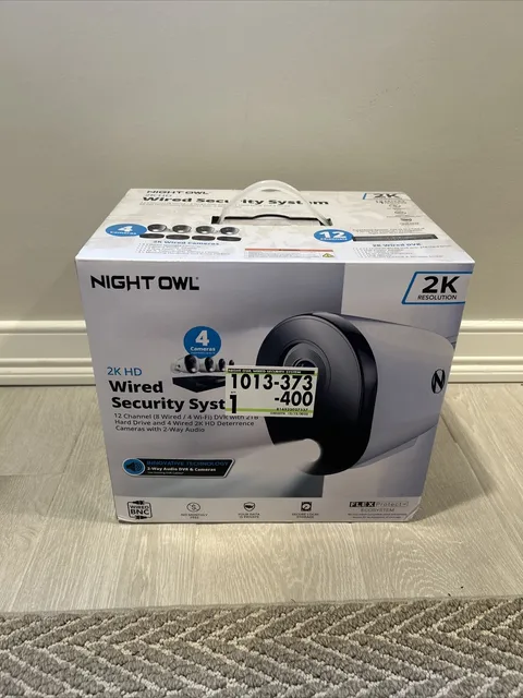 Night Owl 12-Channel 2K Wired DVR Security Camera System with 2 TB Hard Drive -