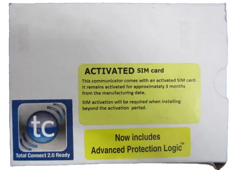 Honeywell 3GL LYNX Touch Communications Module Activated Sim Card 2.0  ..