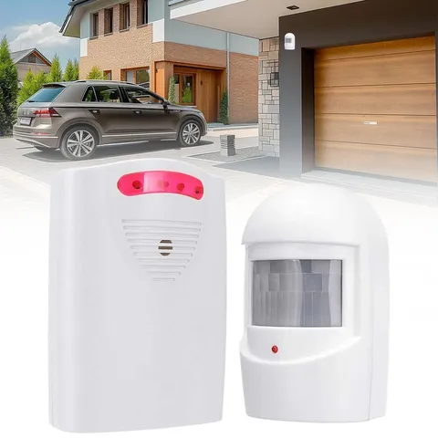 PIR Motion Sensor Driveway Alarm Wireless Outdoor Weather Resistant Car Alert