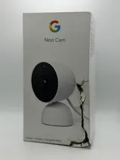 Google Nest Cam Indoor Wired 2nd Generation White GA01998-US