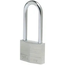 Master Lock 9150EURDLJ Aluminum Lock 50mm 5-Pin - 64mm Chain