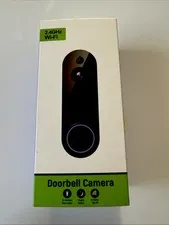 Doorbell Camera Model T-52 2.4 GHz Wi-Fi, Black Night Vision