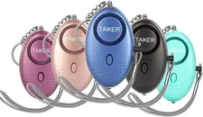 Personal Alarm for Women, 5Pcs 140Db Self Defense Keychain LED Light | Personal