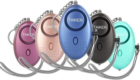 Personal Alarm for Women, 5Pcs 140Db Self Defense Keychain LED Light | Personal
