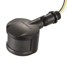 180° Motion Sensor, Adjustable Time/Range to 60FT, 3 Modes, Brown