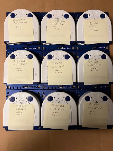 LOT of 11 - MOBOTIX MX-S15D-SEC FlexMount Dual Security Camera Core - Body Only