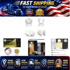 HONWELL Battery Operated Motion Sensor Light Outdoor Waterproof