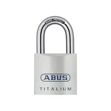 ABUS Mechanical 80TI/50mm TITALIUM™ Padlock Keyed Alike KA8011 ABUKA56235