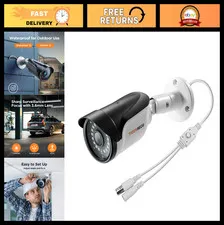 2MP Long Range Metal Security Camera for TVI CVI AHD CVBS DVRs - Night Vision, W