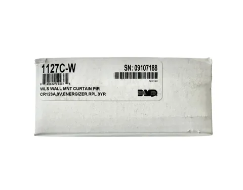 DMP 1127C-W WLS WALL MNT CURTAIN PIR CR123A