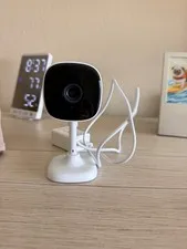 Merkury Smart Indoor Camera 1080p - Wi-Fi Security Cam with Night Vision, White 