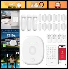 Wireless Home Security Alarm System - Expandable, Keypad, Sensors & App Alerts