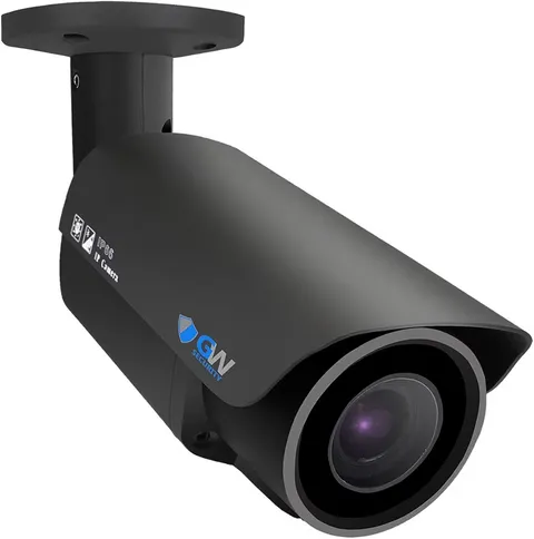 GW Security 5MP PoE IP Camera BLACK Bullet GW5085MIP Outdoor 2.8-12mm Varifocal