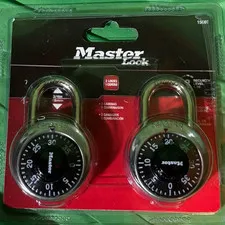 The Master Lock 1500T,Durable, standard dial combination padlock with a 1-7/8-in