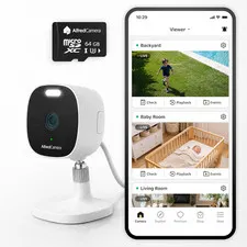 Alfredcam plus 2 Smart Home Security Camera 2.5K, Wifi 2.4 & 5Ghz, Indoor/Outdoo