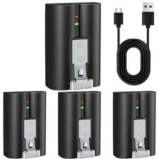 4 Pack Ring V4 Battery For Ring Camera Doorbell Solar Floodligh 2/3/4/3 plus US