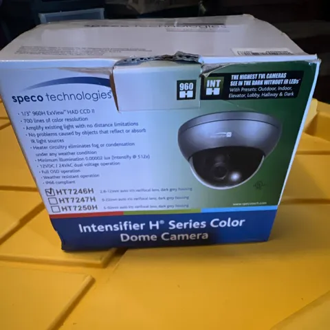 Speco Technologies Intensifier H Series 960H CCTV Wired Outdoor Gray Dome Camera