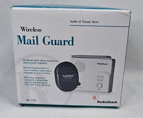 RadioShack Wireless Mail Guard Alert to Open Mailbox Radio Shack 63-1110 MINT