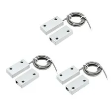 3pcs MC-51 NC Alarm Security Rolling Gate Garage Door Magnetic Reed Switch