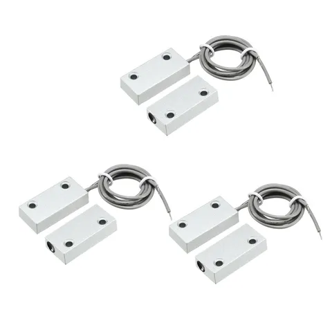 3pcs MC-51 NC Alarm Security Rolling Gate Garage Door Magnetic Reed Switch