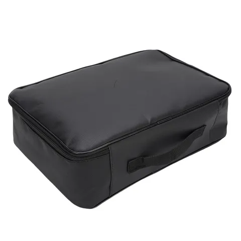 Fireproof Document Box With Lock Fiberglass Multi-Layer File Safe