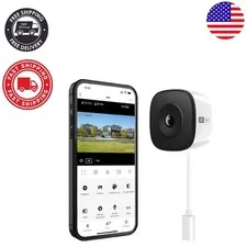 Smart Indoor/Outdoor WiFi Security Camera - 2-Way Audio & Person Detection