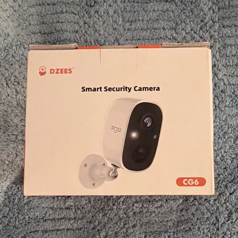 Dzees CG6 IP/Network Wireless Wi-Fi Smart Surveillance Camera, White, Color