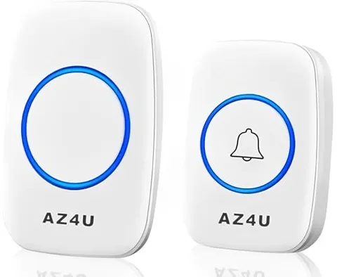 AZ4U Wireless Doorbell Kit, Battery Operated, Certified (Technical Standards NEW