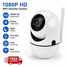 IP Camera WiFi 1080P HD Smart Security Camera Auto Tracking Night Vision