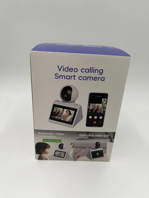 Home Security Camera with 4.3" Screen, Two Way Video Call Function for Elderly,