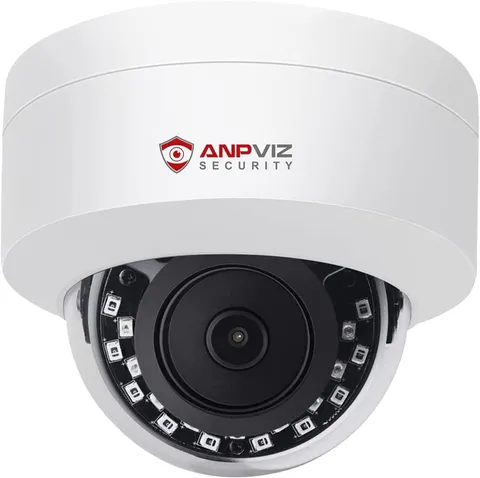 UltraHD 4K (8MP) Security IP PoE Dome Camera with Microphone/Audio