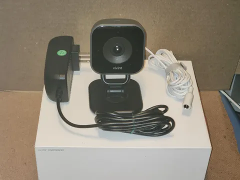 Vivint Indoor Smart Camera Pro - Model #CM07 - Two Way Audio - Black / w/AC Adap