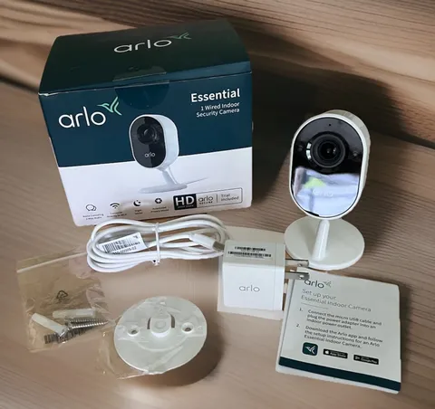 🔥 Arlo 1080p HD Security Camera VMC2040 Indoor Wi‑Fi Motion Alerts Open box