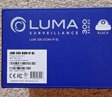 Luma 300 Series LUM-300-DOM-IP-BL Outdoor Dome Surveillance Camera IR 2MP(Black)