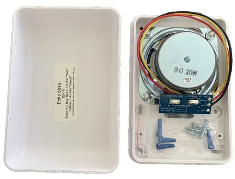 ELK Products  ELK-71 Echo Self-Contained Interior Siren, White, 100db (new)