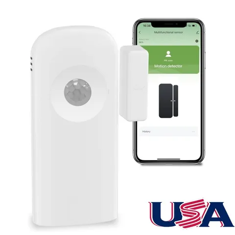Smart WiFi Window Contact Door Motion Sensors Set Home Door For Security Alexa