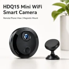 Mini WiFi Smart Camera Wireless Home Monitor Magnetic Mount TF Card Recording