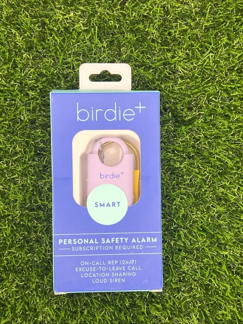 She's Birdie- Personal Safety Alarm Keychain for Women - Metallic Pink