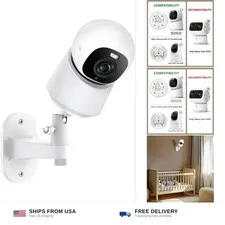Adhesive Security Camera Mount for eufy Indoor Cam E30/C210/C220/E220, Adjust...