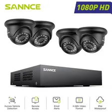 CCTV Security Camera System 1080P 100Ft Full Colour Night Vision, 8 Channel Digi