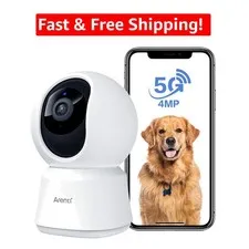 All-In-One 5G Security Camera with AI Detection & 360° View - Pet & Baby Monitor