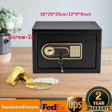 Large Safety Steel Fireproof Safe Box Digital Keypad Lock for Home Cash Security