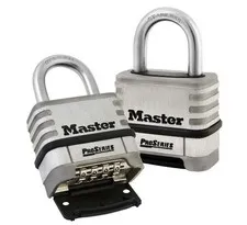 ProSeries  Resettable Combination Padlock, 5/16 in dia x 1 in W x 1-1/16 in H Sh